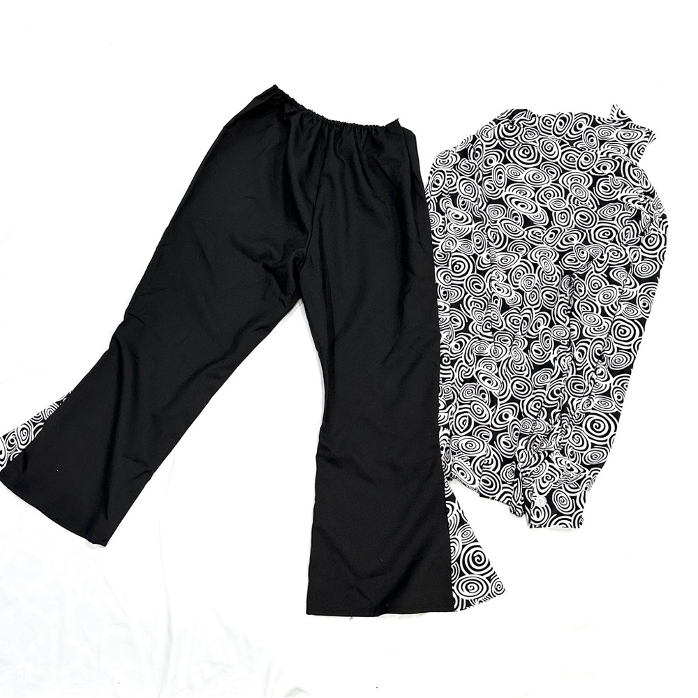 Underwraps A Cut Above 70s "Fab" Retro 2pc Men's Halloween Cosplay Costume - Picture 7 of 8